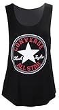 Mymixtrendz Ladies 'Dope' Geek Act Lady MTV Neon Slogan Vest Top (M/L (UK 12-14 / EU 40-42 / US 8-10), CONVERSE BLACK)