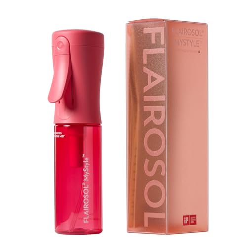 FLAIROSOL MyStyle Small Travel Spray Bottle - Ultra Fine Continuous Water Mist for Face, Hairdressing, Salon, Cleansing, Beauty, Toners, Hydration and Makeup