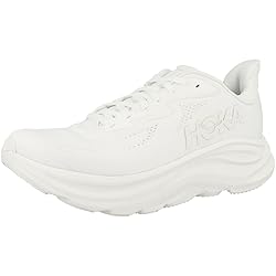Hoka Women's Clifton 10 Sneaker, White/White, 7.5