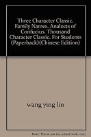 Three Character Classic Family Names Thousand Character Classic for Students 7204081803 Book Cover
