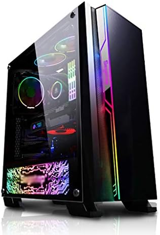 デスクトップpcのコンピュータ用ゲームケース メーカー直売 ミッドタワーatx M Atx ミニitx 黒 Pcゲームコンピュータケース 強化ガラス