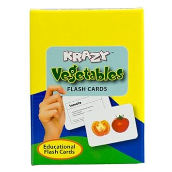 Vegetables Mini krazy Flash Cards