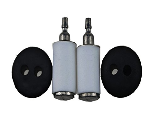 XLX Pack of Fuel Line Two Hole Grommet 2Pcs Fuel Filter Assembly for Earthquake Auger E43 MC43 3004105 300494 Lawnmower Chainsaw trimmer