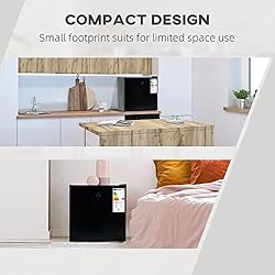 HOMCOM Mini Freezer Countertop, 1.1 Cu.Ft Compact