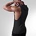 Magiftbox Mens Workout Hooded Tank Tops Sleeveless Gym Hoodies with Kanga Pocket – Cool and Muscle Cut T187_black_US-L/ASIAN XL