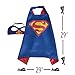 Child Super hero Costume, Cape and Mask Set for Kids, Birthday Party DIY Children