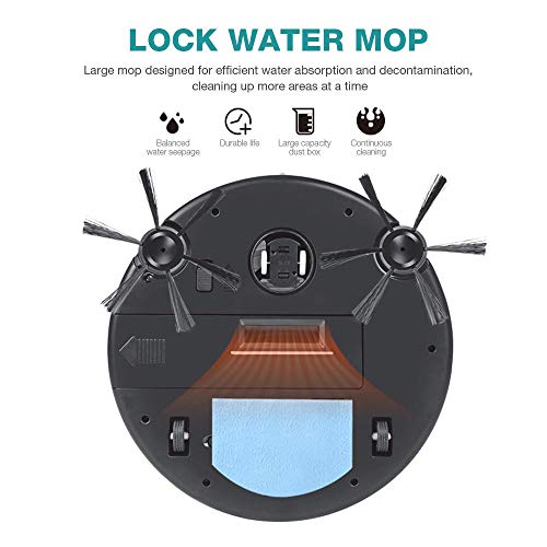 Toy Vacuum Cleaner, Mini Robot Vacuum Cleaner, Pretend Play Kids Home Cleaning Toy with Touch Switch, Housekeeping Floor Cleaning Tools for Children (#3) - Thumbnail 4