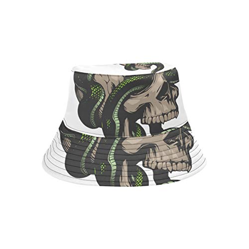 41HK8SHpCjL Sombrero para Hombre Sun Shade Una Feroz Serpiente de Sangre fría Verano Unisex Pesca Sun Top Bucket Sombreros para… Sombrero para Hombre Sun Shade Una Feroz Serpiente de Sangre fría Verano Unisex Pesca Sun Top Bucket Sombreros para… - Imagen 6