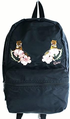 Amazon 新入荷 Vansヴァンズ Souvenir Backpackスーベニア バックパックblack ブラック リュック 黒 刺繍 スカジャン カリフォルニア バッグ デイパック 即納 Blackブラック Thematerialworld ザ マテリアル ワールド シューズ バッグ