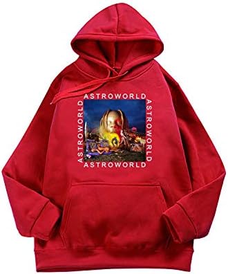Print Travis Scotts ASTROWORLD Hooded Hoodies Men/Women Harajuku Hip Hop Sweatshirt