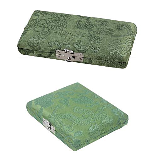 Store-Homer - Wooden Silk Oboe Reed Storage Box Protective Carrying Case Pouch Organizer Container Musical Instrument Parts Accessories