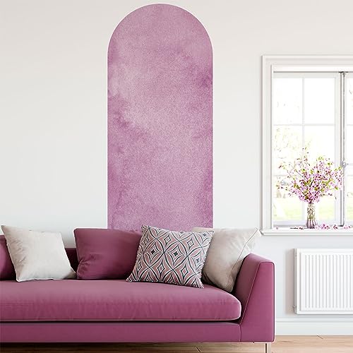 Ambiance Sticker Carta da parati in tessuto non tessuto pre-incollato affreschi giganti - ARCA ROSA ACQUARELLE - Adesivo decorativo - 140 x 45 cm