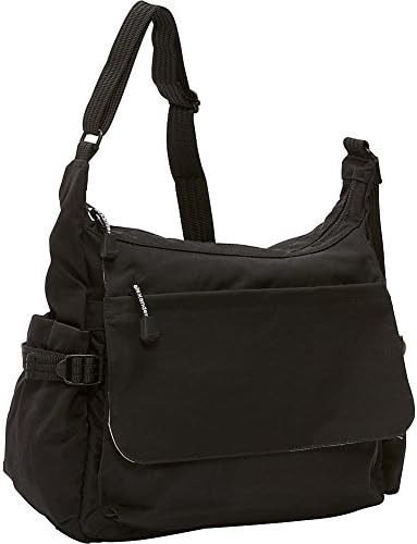 Derek Alexander EW Top Zip Crossbody w/ Flap (Black)