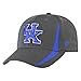 Top of the World Kentucky Wildcats Men's Performance Fitted Charcoal Icon hat, One Fit