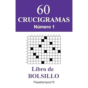 60 Crucigramas Libro de Bolsillo - N. 1 (Volume 1) (Spanish Edition)