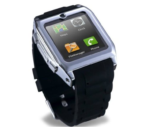 new touch Screen Smartwatch Bluetooth Watch Mobile Phone MP3 Video Camera GSM FM bluetooth connect Android phones smart watch. (Black), Watch Central