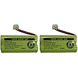 Replacement Battery BT184342 / BT284342 for many GE / RCA Cordless Telephones (see description) (2-Pack)