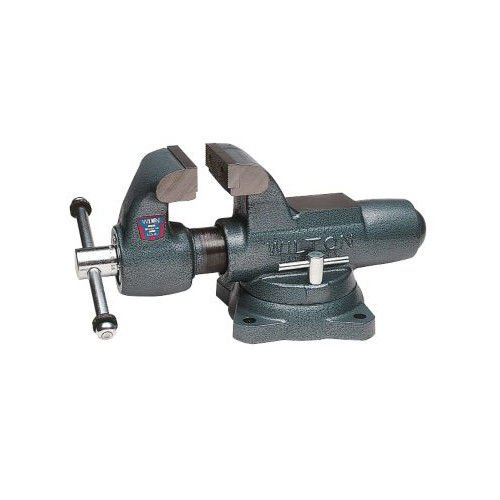 Wilton 10011 Machinists' Bench Vises with Swivel Base, 3-1/2 Jaw Width, 5-1/4" Jaw Opening and 2-3/4" Throat Depth