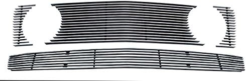 MaxMate 05-09 Ford Mustang GT V8 Combo 4 PC Aluminum Horizontal Billet Grille Grill Insert