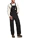 Carhartt Men's Quilt Lined Zip To Thigh Bib Overalls,Black,38 x 30