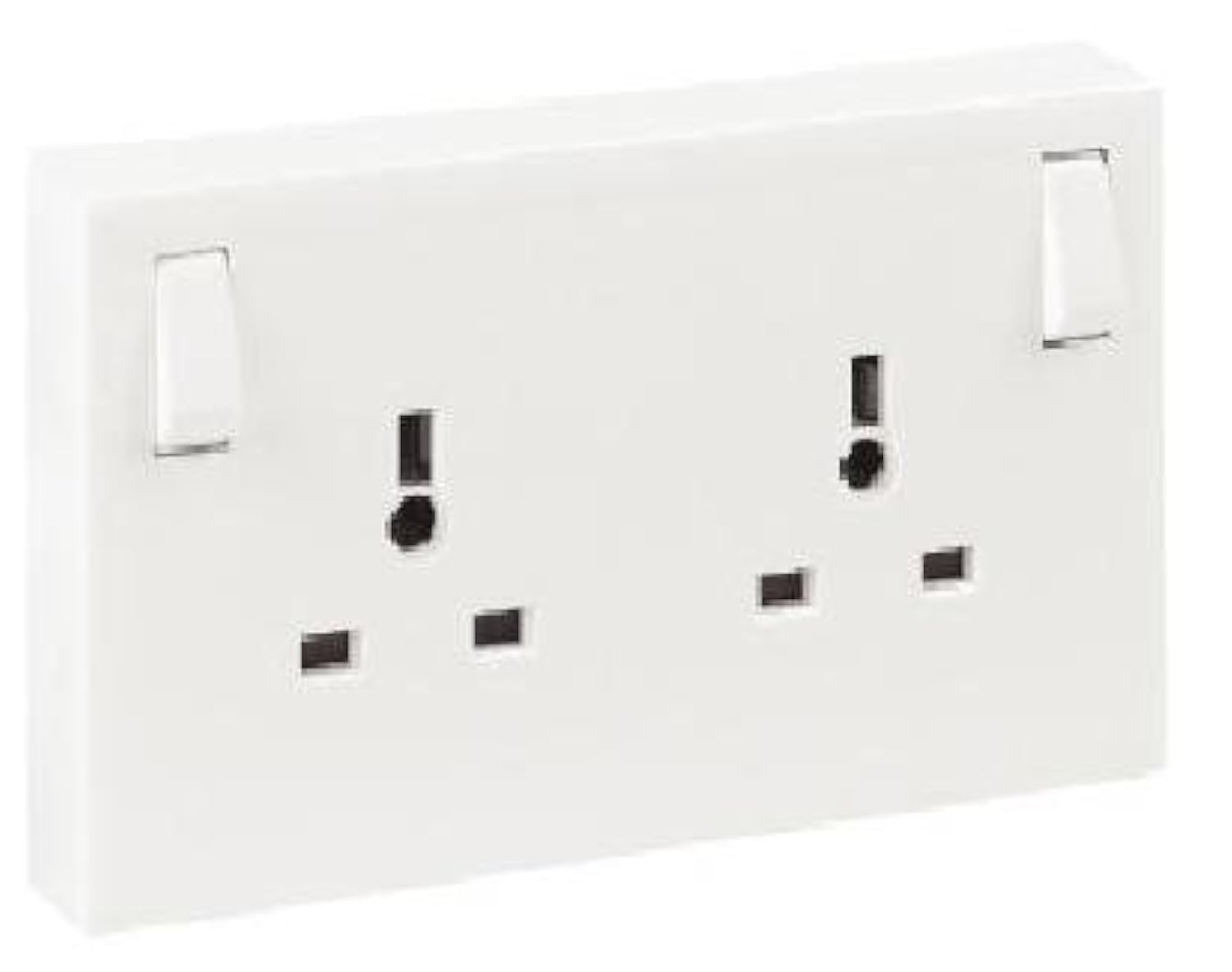 Single To Double Socket Converter (1 Gang To 2 Gang)