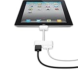 Efanr iPad 30 Pin Dock to HDMI Digital AV Video Converter Adapter Dock to HDMI HD TV HDTV AV Cable Adapter, ONLY Works for iPad 2, iPad 3, iPhone 4/4S, iPod Touch 4G