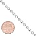 4mm Solid 925 Sterling Silver Pallini Style Bead Italian Crafted Chain + Microfiber Jewelry Polishing Cloth