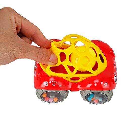 ZHFUYS Rattle & Roll Car，3-12 Months Baby Toys 5 inch boy and Girl Infant Toys Vehicles