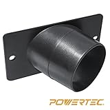POWERTEC 70153   Angled Dust Port, 4-Inch