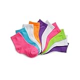 Hanes Girls Toddler Ankle EZ Sort And Socks Assorted 10-Pack 37-10