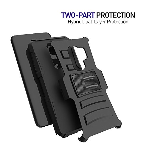 image for MINITURTLE Case Compatible w/ Samsung Galaxy S9 Plus [Holster Case w/ 