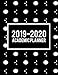 2019-2020 Academic Planner: Art Black Book, 8.5