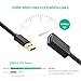 UGREEN USB 3.0 Extension Cable USB 3.0 Male A to Female A 5Gbps Compatible with Gamepad USB Flash Drive USB Hub External Hard Drive Keyboard Printer Webcam, 1 m