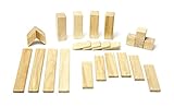 24 Piece Tegu Magnetic Wooden Block Set, Natural