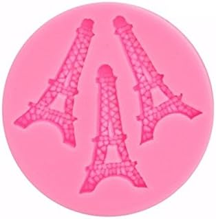 "dipshop Silicone Eiffel Tower Fondant Cake Mold Mini Chocolate Sugar Mould Baking Tool" shopping
