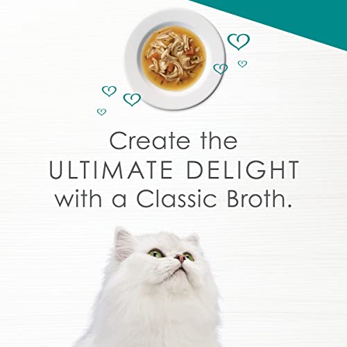 Purina Fancy Feast Limited Ingredient Wet Cat Food Complement, Broths Classic With Chicken (16