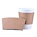 Gotopack Disposable Coffee Cup Sleeves Provide Great Insulation Protective Corrugated Paper Cup Sleeves 500 pack