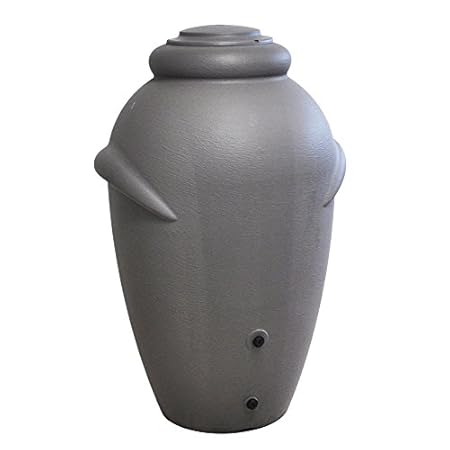 BULTO Regentonne Regenwassertank 360 Liter - Kunststoff, Farbe: Hellgrau