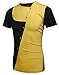Coofandy Men's Casual Short Sleeve Patchwork T-shirt