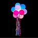 Party LED Balloons Lights 50 Pieces Balloons LED Assorted Colors Luminous Balloons Flashing Light ( Pack of 50 )
