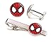 SharedImagination Spiderman Cufflinks, Spider-Man Tie Clip Tack, Avengers Jewelry, Superhero Wedding Party Gift, Groomsmen Geek Gift