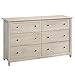 Sauder Edge Water Dresser, Chalked Chestnut finish