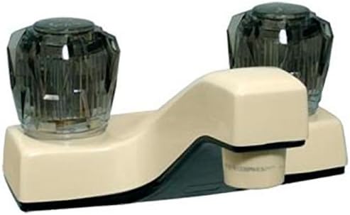 RV Trailer Camper 2-Handle 4 Lavatory Faucet Biscuit PHOENIX P4032BA-i