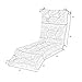 Greendale Home Fashions 72-Inch Indoor/Outdoor Chaise Lounger Cushion, Marine Blue