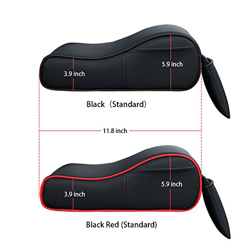Autocastle Memory Form Car Armrest Cushions Armrest Center Consoles Head Neck Rest Pillow Pad for Car Motor Auto Vehicle,Armrest Pillow Pad Cushion with Extra Side Pockets