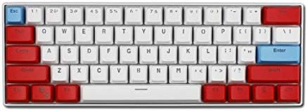 Taide 61 Key ANSI Layout OEM Profile PBT Thick Keycaps for 60% Mechanical Keyboard (Color 9)
