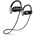Bluetooth Headphones, Wireless In Ear Sports Earbuds Sweatproof Earphones Noise Cancelling Headset with Mic, 12 Hours Play Time (black)