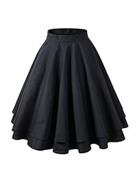 Falda plisada estilo vintage Rockabilly Swing de los años 50