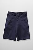 French Toast Flat Front Adjustable Waist Short Boys Navy 6