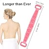 DEHUA 80CM Shower Brush Body Brush Exfoliating Silicone Body Scrubber Belt for Men and Women Body Cleaning,Spa Massage…